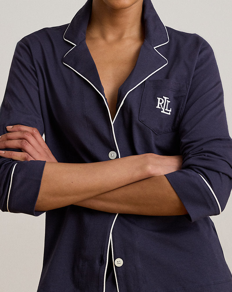 Cotton Modal Sleep Set Windsory Navy