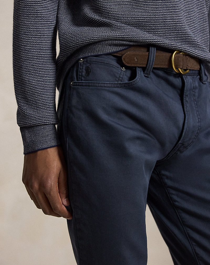 Sullivan Slim Knitlike Chino Trouser Aviator Navy