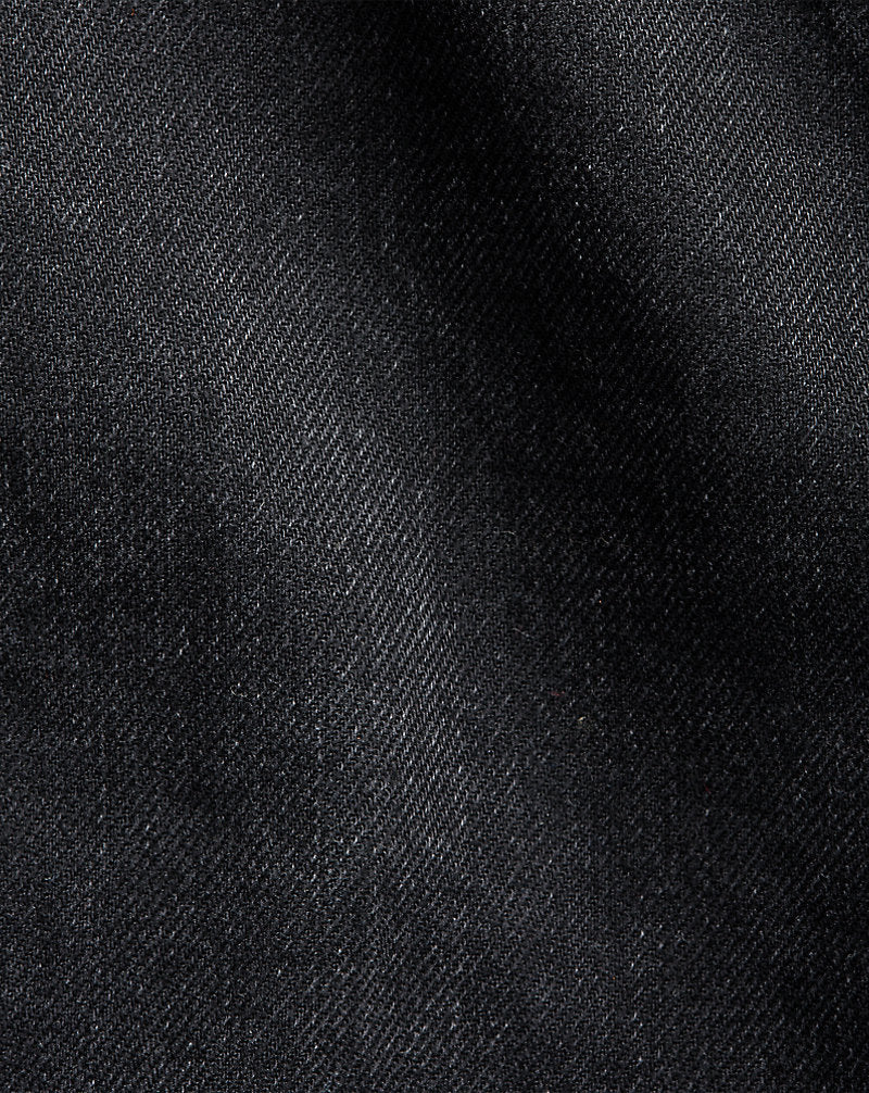 Worn-In Black Denim Trucker Jacket Worn In Black Wash