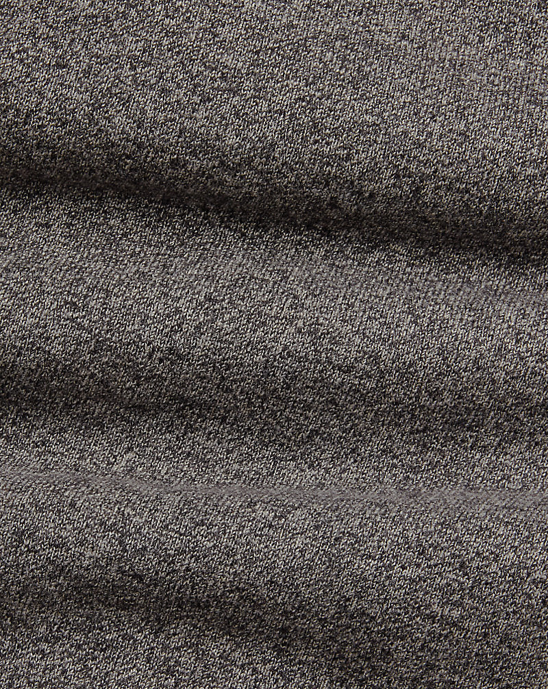 French Terry Full-Zip Hoodie Charcoal Heather