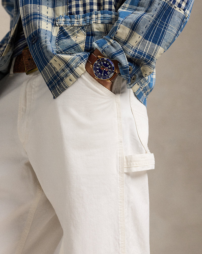 Dungaree Fit Twill Carpenter Trouser Deckwash White