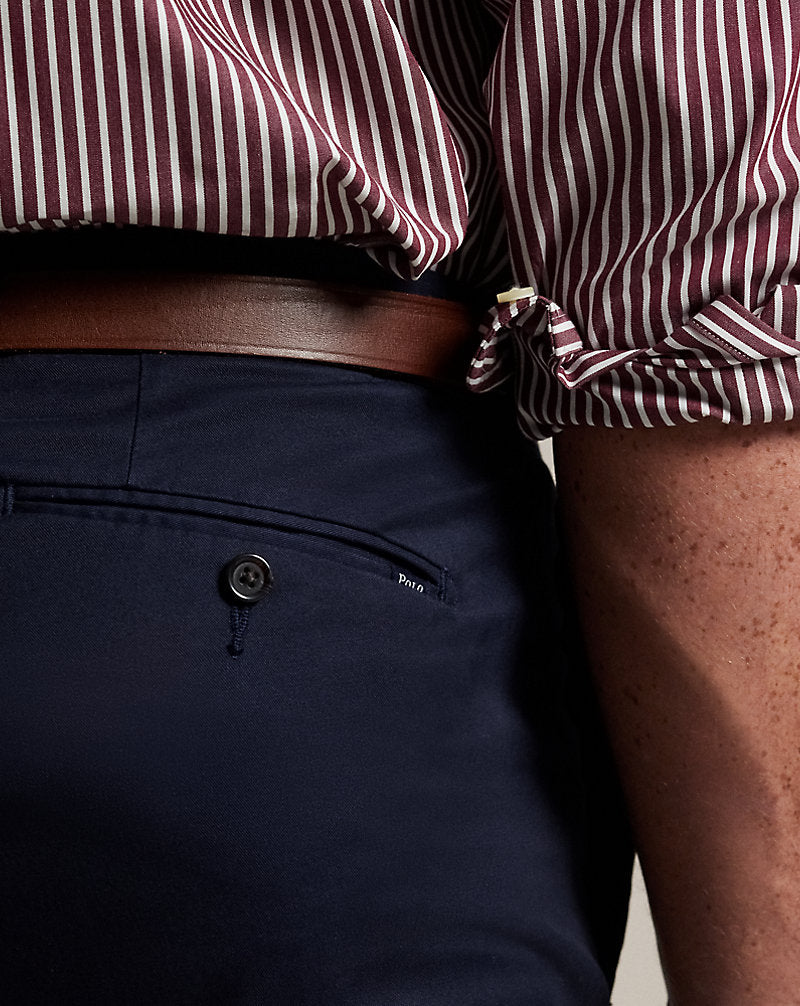 Stretch Classic Fit Chino Trouser Aviator Navy