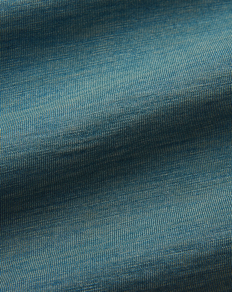 Indigo Jersey Pocket T-Shirt Washed Blue Indigo