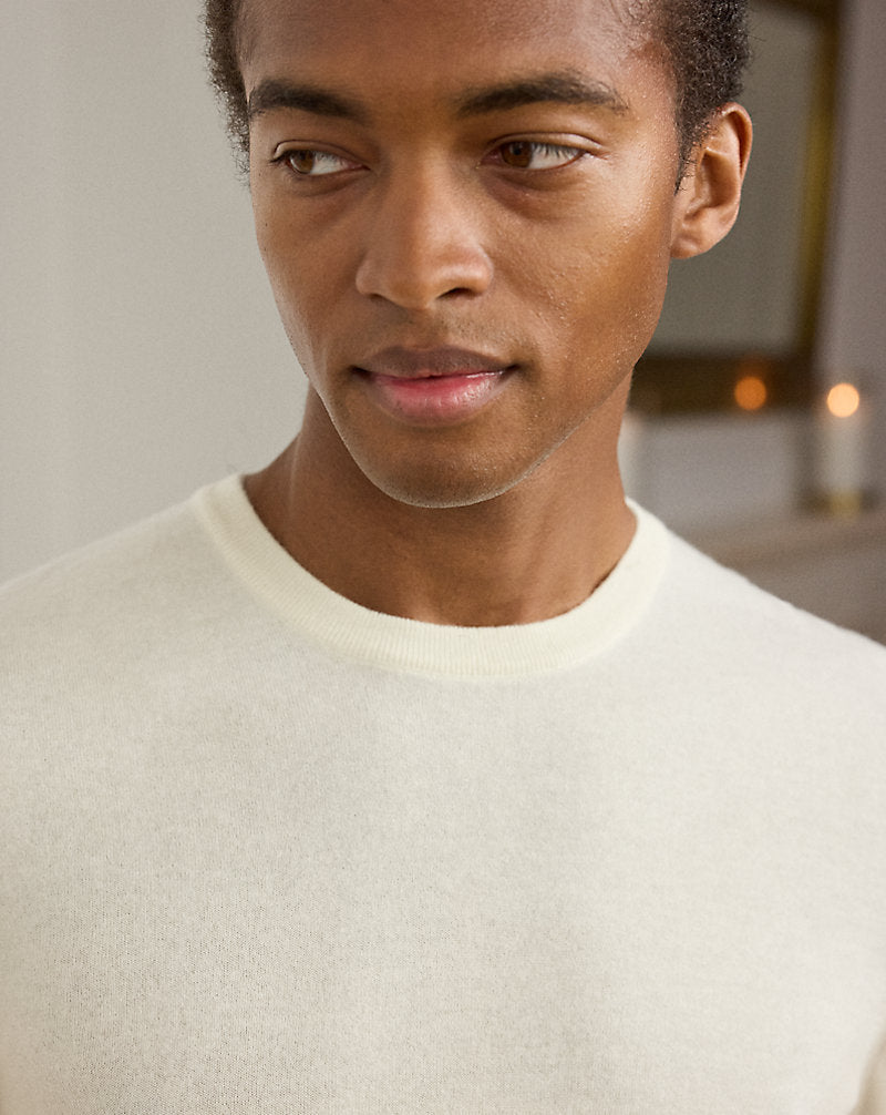 Cashmere Crewneck Jumper Classic Cream