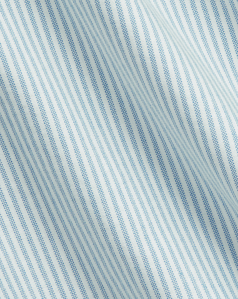Striped Oxford Shirt Blue