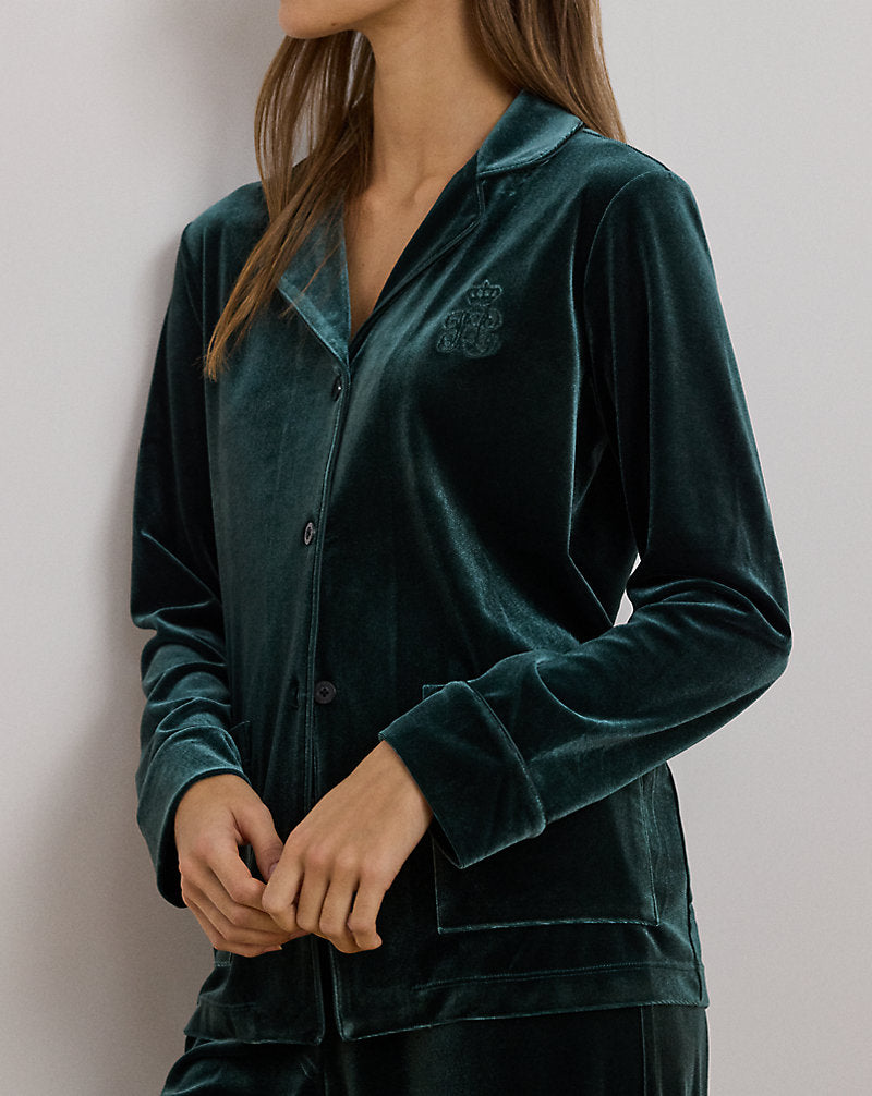 Velvet Sleep Set Emerald