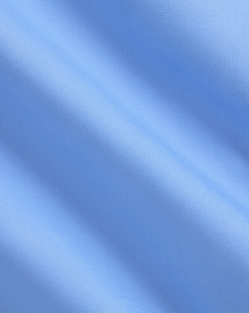 Custom Fit Twill Shirt Harbour Island Blue