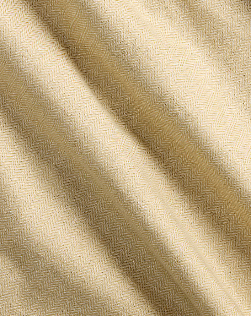 Herringbone Jersey Shirt Exp Dune Htr/Cstl Beige H