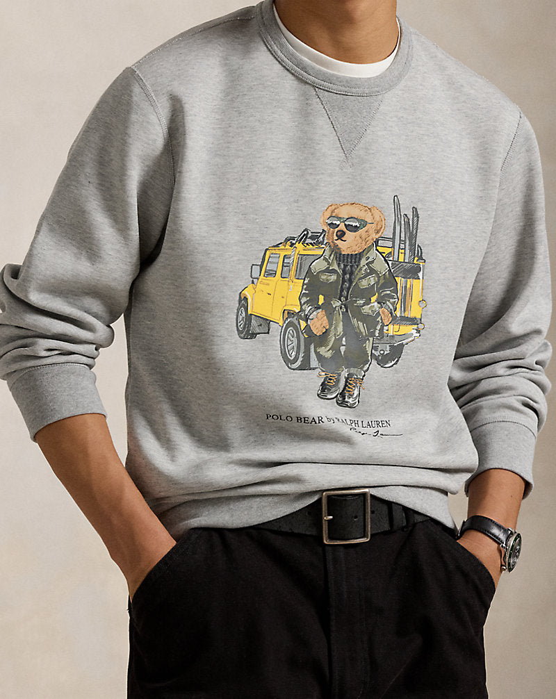 Polo Bear Double-Knit Sweatshirt Andover Htr Defender