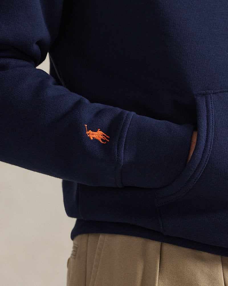 The Fleece Logo Collared Sweatshirt Cruise Navy