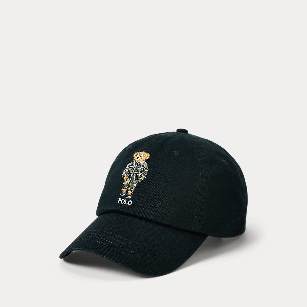 Polo Bear Twill Ball Cap Polo Black
