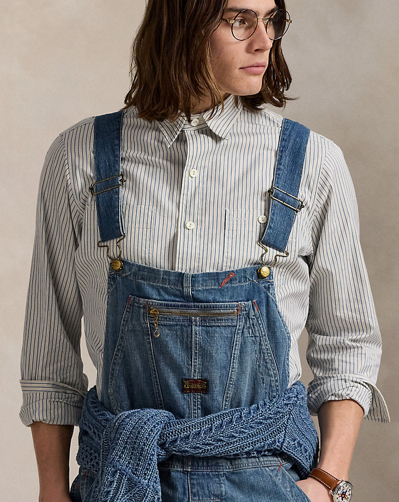 Distressed Denim Overall Eastville