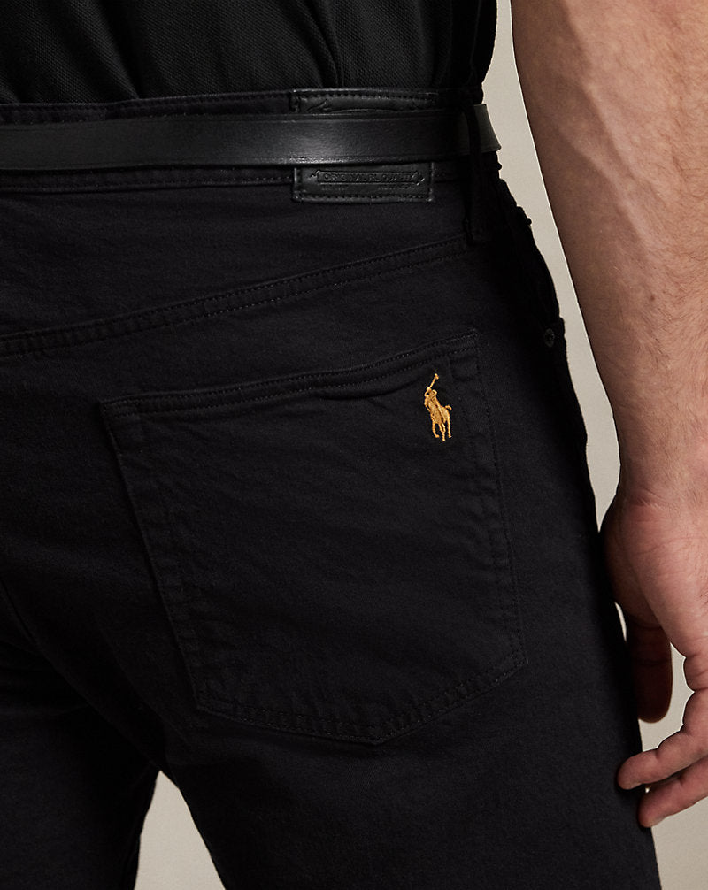 Hampton Relaxed Straight Stretch Jean Hdn Black Stretch
