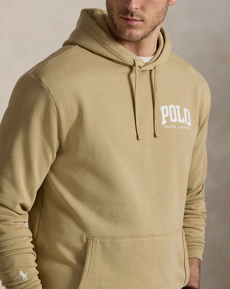 Logo Fleece Hoodie Coastal Beige