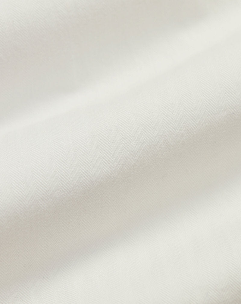 Herringbone Twill Officer's Trouser White