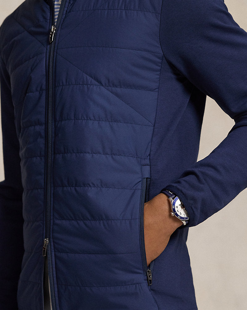 Hybrid Mockneck Jacket Refined Navy
