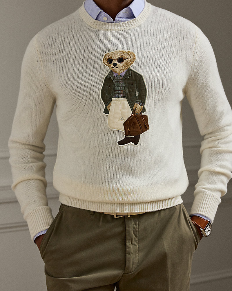 Polo Bear Cashmere Jumper Classic Cream