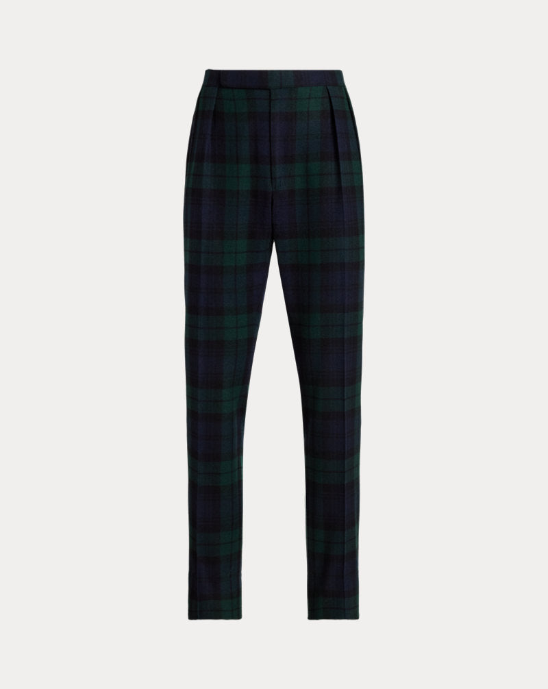Gregory Handmade Cashmere Tuxedo Trouser Blackwatch