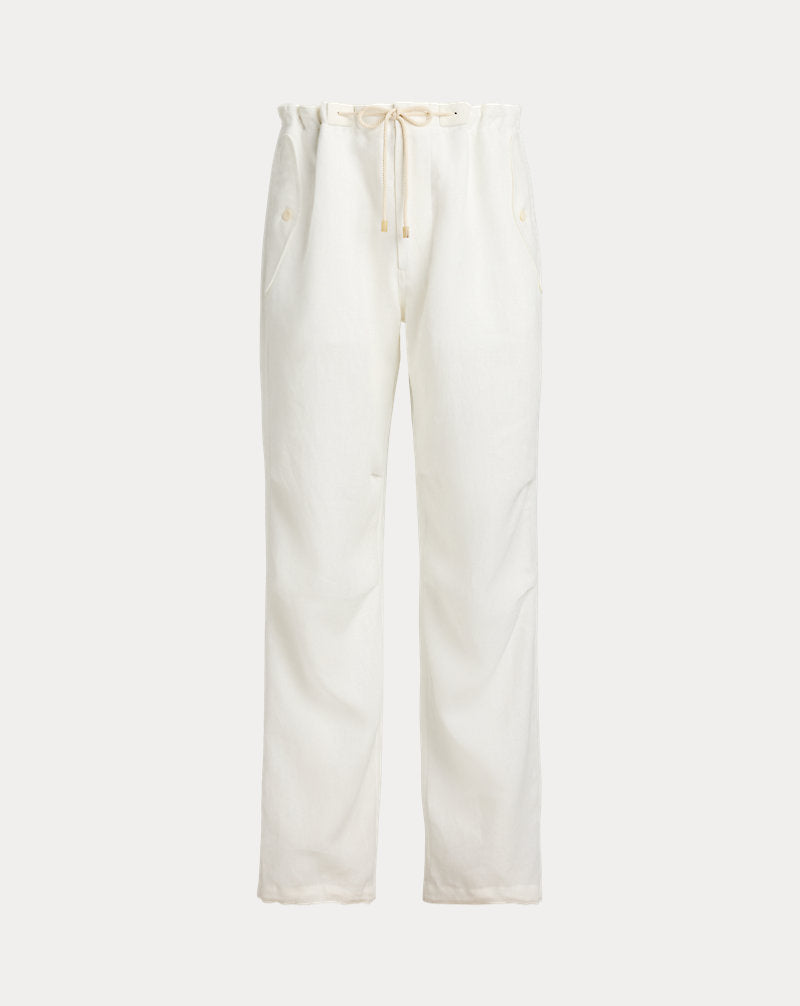 Hand-Tailored Linen Trouser Classic Cream