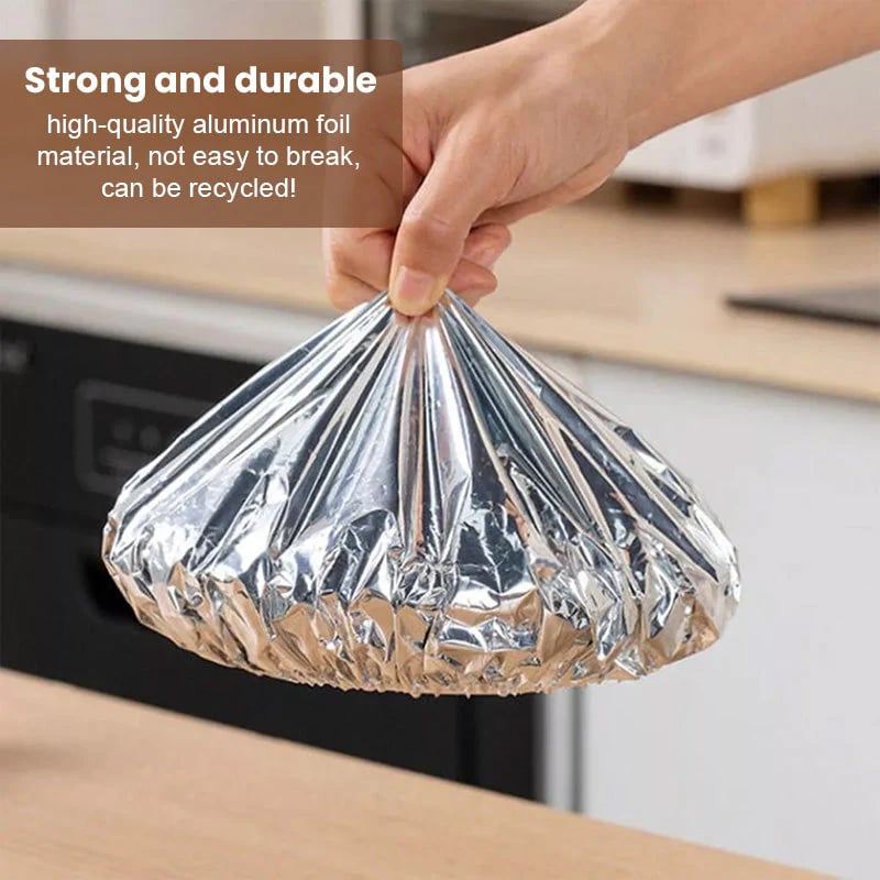 🏠Reusable Aluminum Foil Food Covers