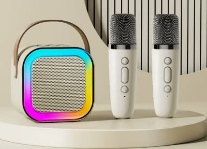 🌸🔥🔥Mini Karaoke Machine with Wireless Microphones🎵