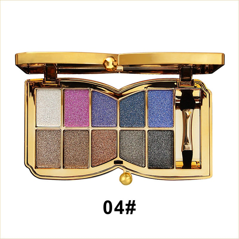 🔥10 Colors Glitter Eyeshadow Palette