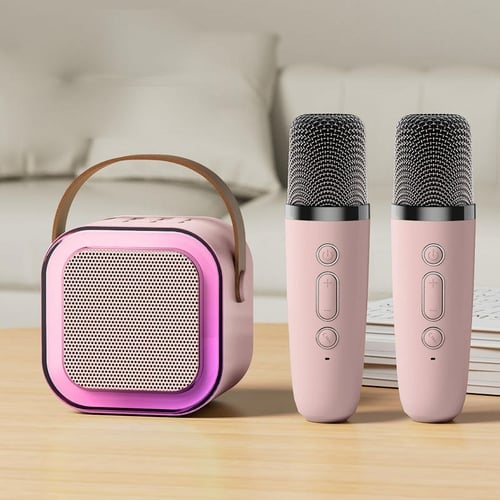 🌸🔥🔥Mini Karaoke Machine with Wireless Microphones🎵