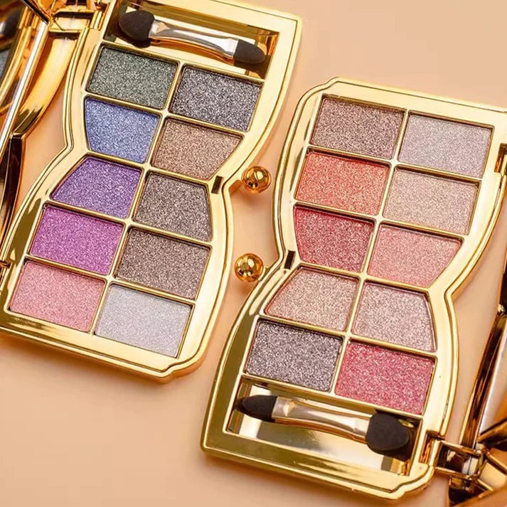 🔥10 Colors Glitter Eyeshadow Palette