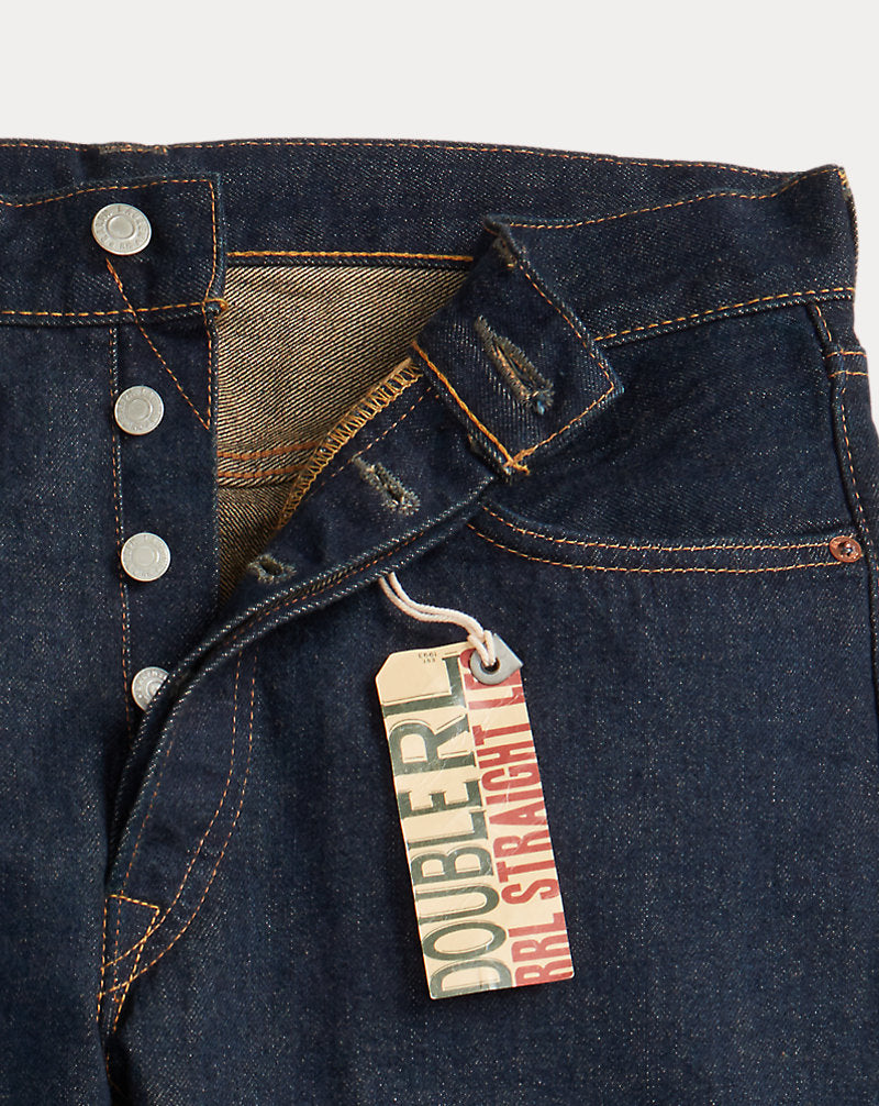 Straight Fit Once-Washed Selvedge Jean Once Washed