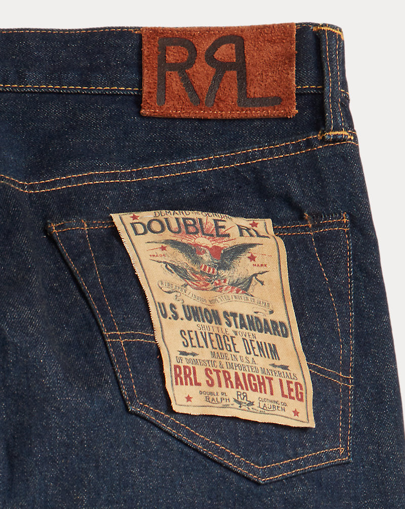 Straight Fit Once-Washed Selvedge Jean Once Washed