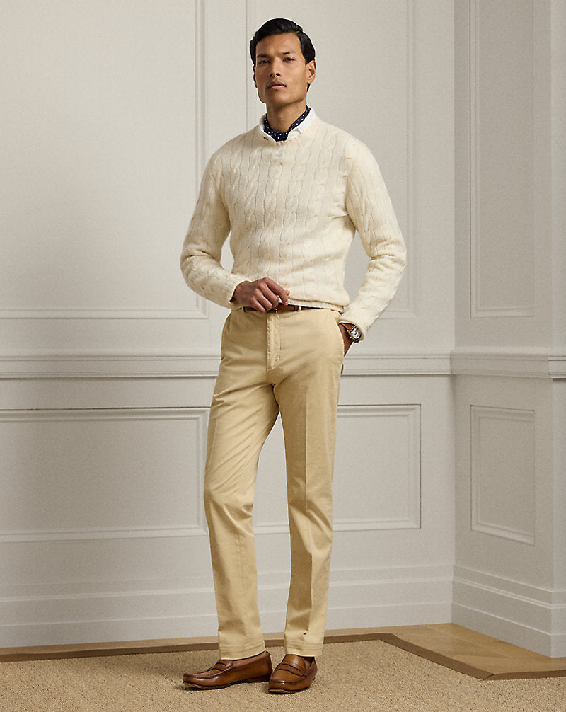Cable-Knit Cashmere Jumper Classic Cream