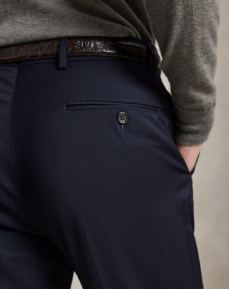 Slim Fit Wool Twill Trouser Classic Navy