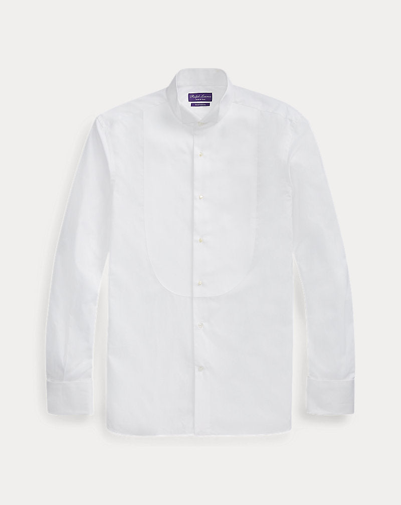 Handmade Wingtip-Collar Poplin Shirt White