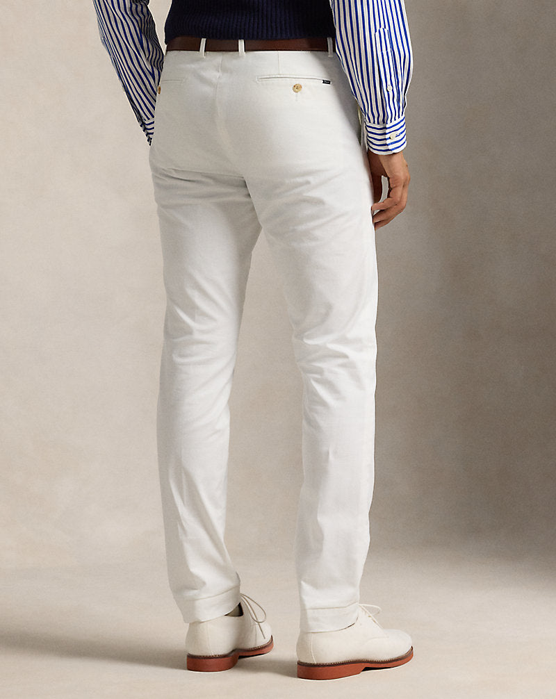 Stretch Slim Fit Chino Trouser White