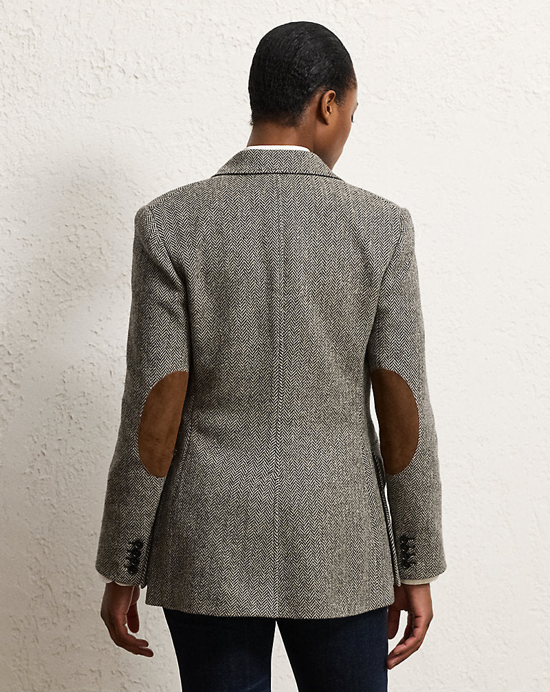 The Tweed Jacket Black/Cream