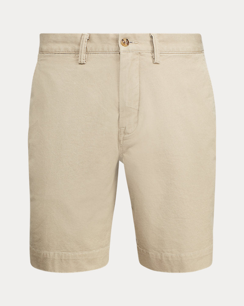 Stretch Classic Fit Chino Short Khaki Tan