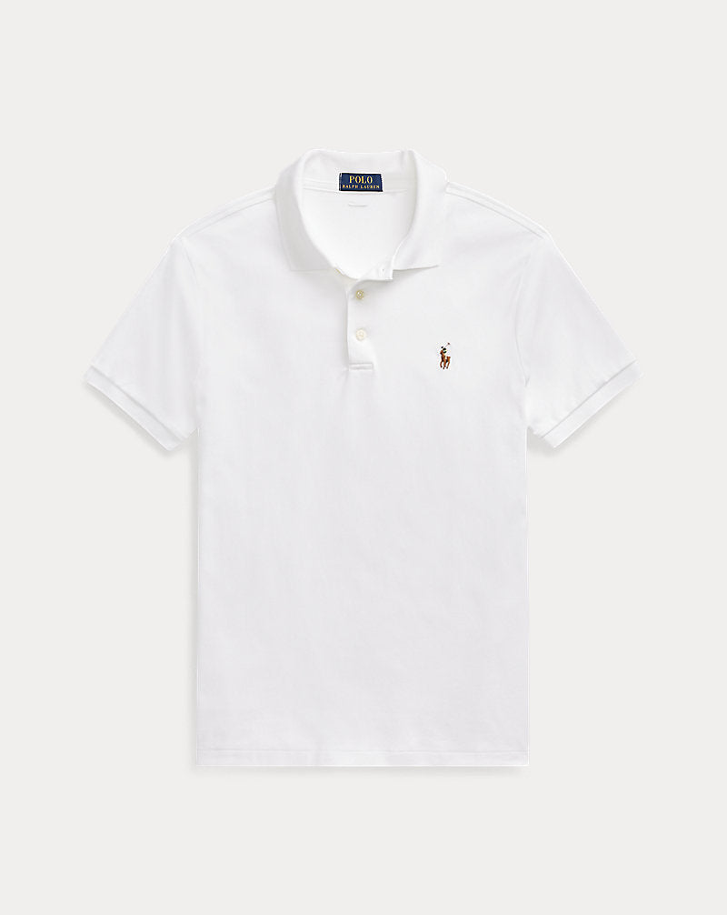 Slim Fit Soft-Touch Polo Shirt White