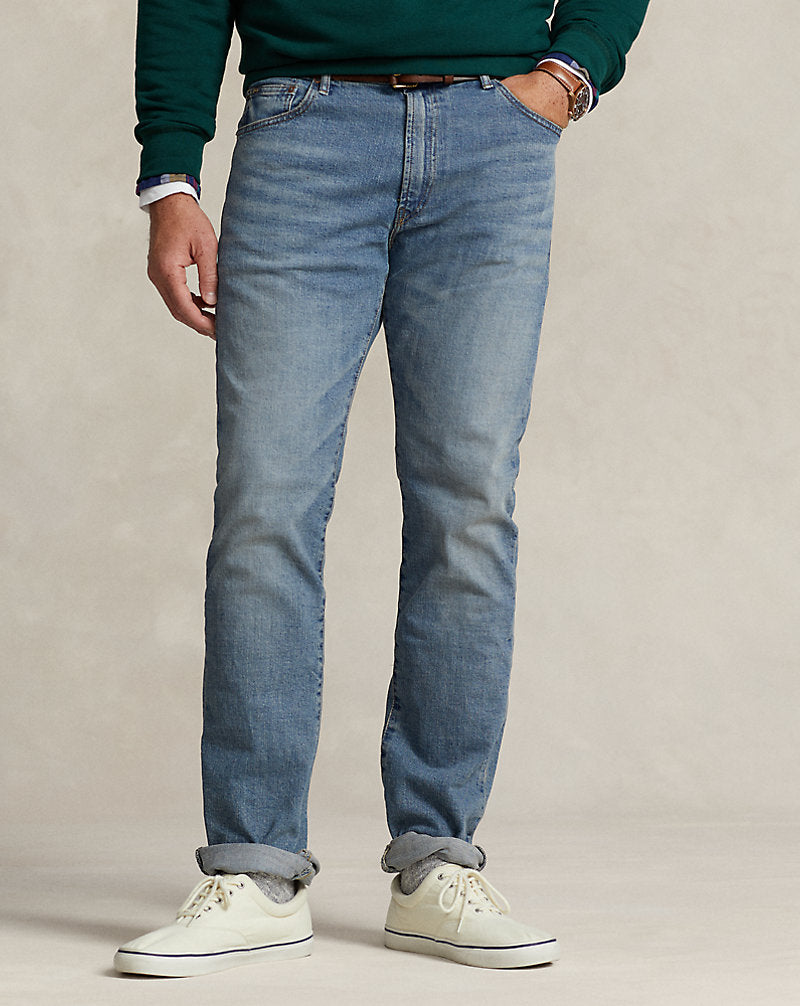 Hampton Relaxed Straight Stretch Jean Light Indigo
