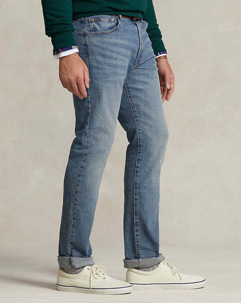 Hampton Relaxed Straight Stretch Jean Light Indigo