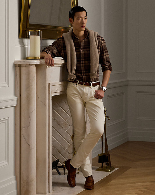 Slim Fit Stretch Jean Classic Cream