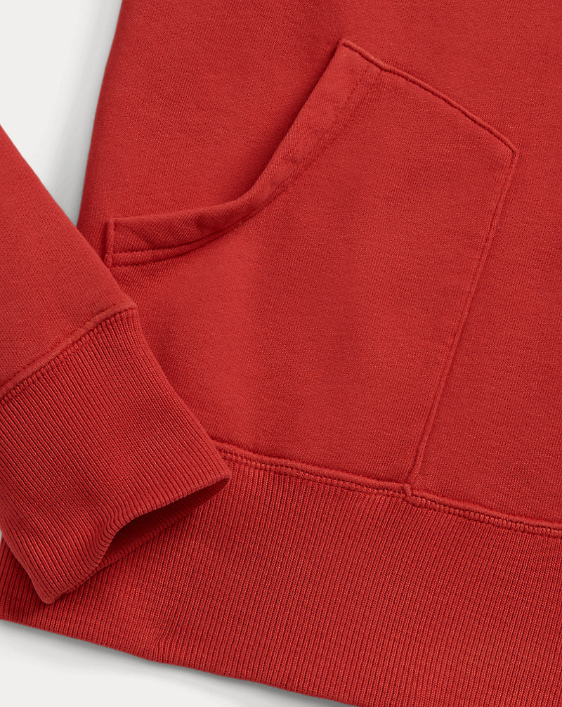 Ranch Logo Hoodie Faded Red