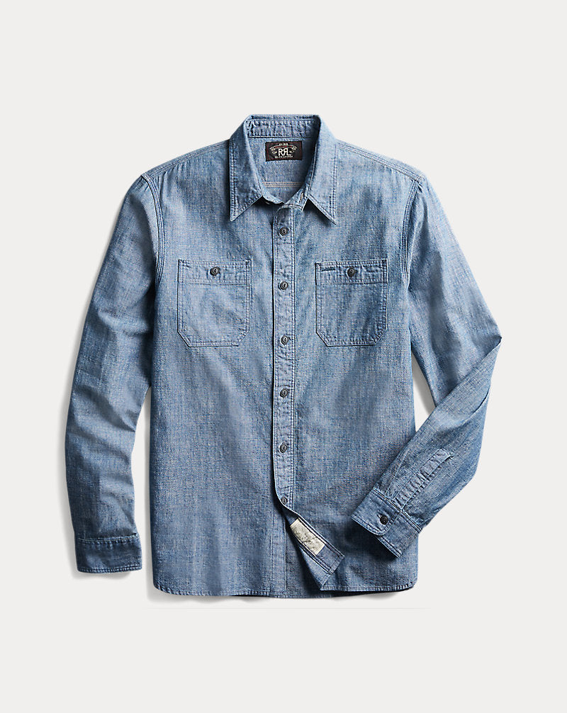 Indigo Chambray Workshirt Rinse