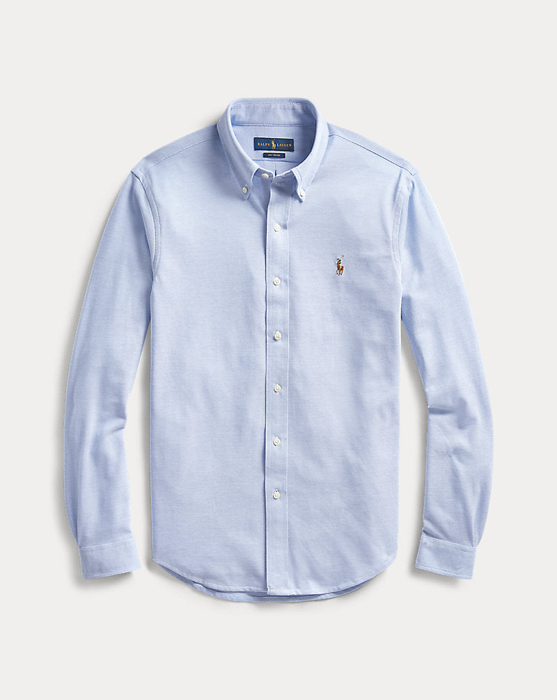 Knit Oxford Shirt Harbour Island Blue