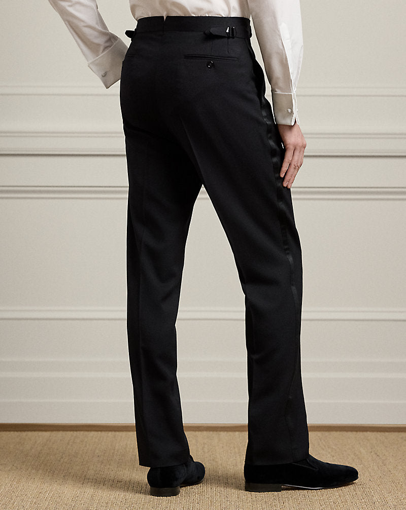 Gregory Handmade Tuxedo Trouser Black