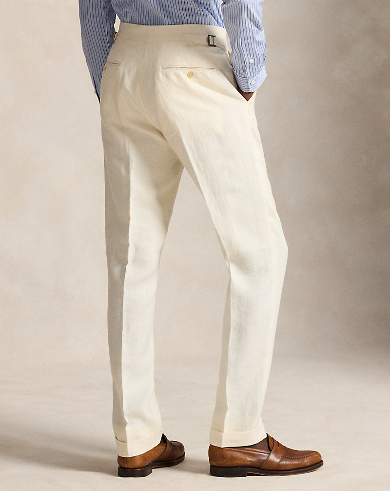 Linen Suit Trouser Light Cream
