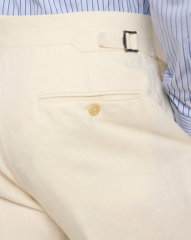 Linen Suit Trouser Light Cream