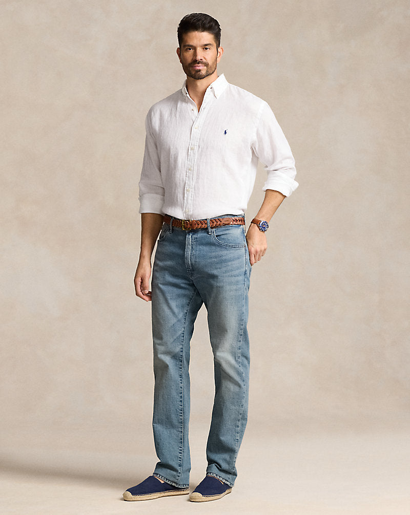 Lightweight Linen Shirt White