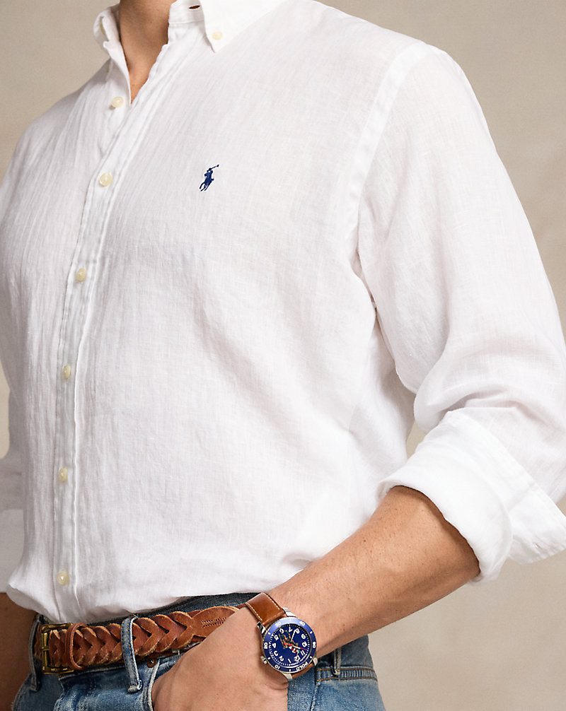 Lightweight Linen Shirt White