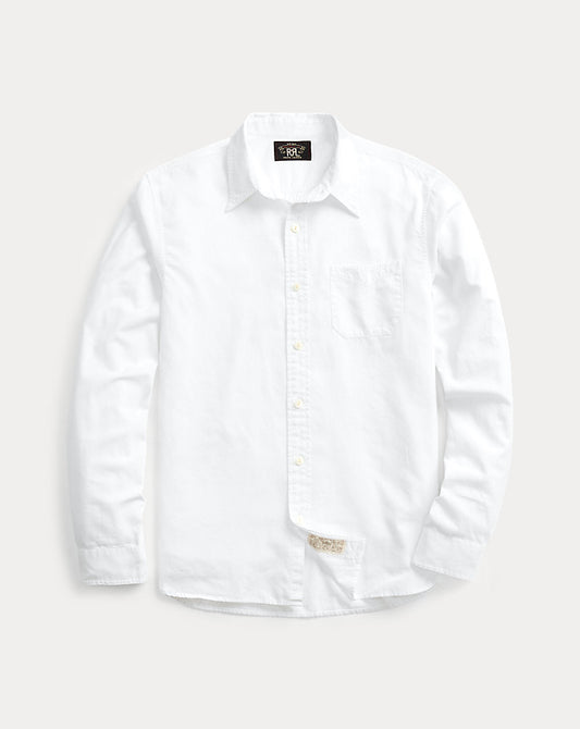 Twill Workshirt White
