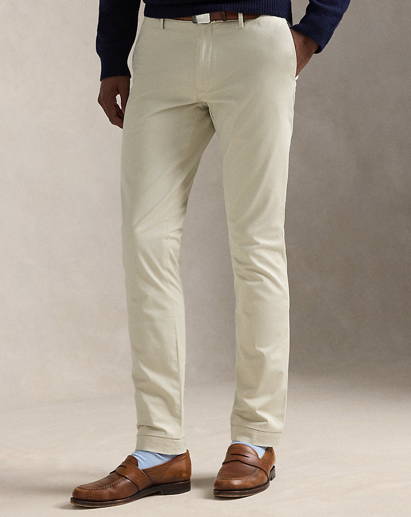 Stretch Slim Fit Chino Trouser Basic Sand